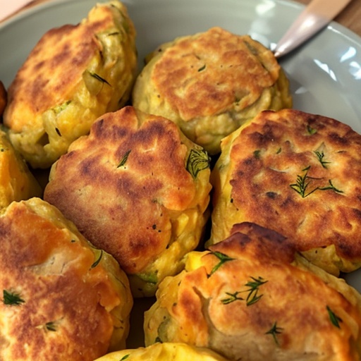Куриные котлеты с зеленью на сковороде