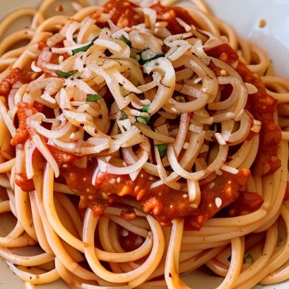 Макароны с томатным соусом